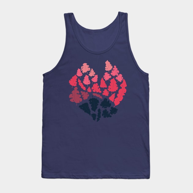 Heart leaf colors Tank Top by Lasse Egholm